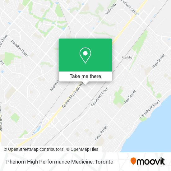 Phenom High Performance Medicine map