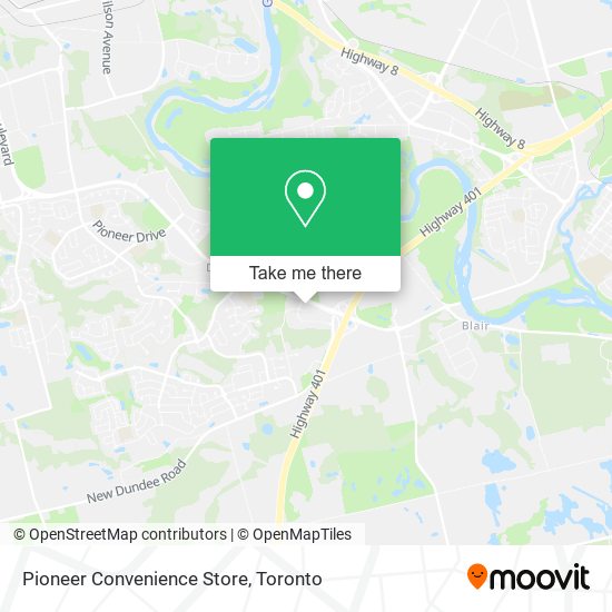 Pioneer Convenience Store map