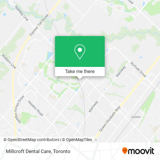 Millcroft Dental Care map