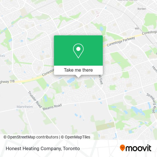 Honest Heating Company map