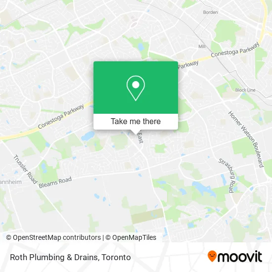 Roth Plumbing & Drains map