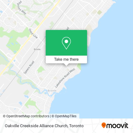 Oakville Creekside Alliance Church plan