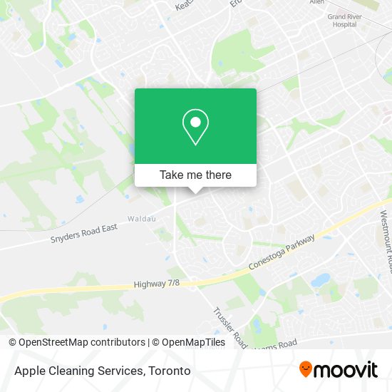 Apple Cleaning Services map