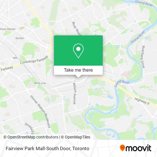 Fairview Park Mall-South Door map