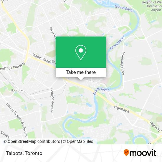 Talbots map