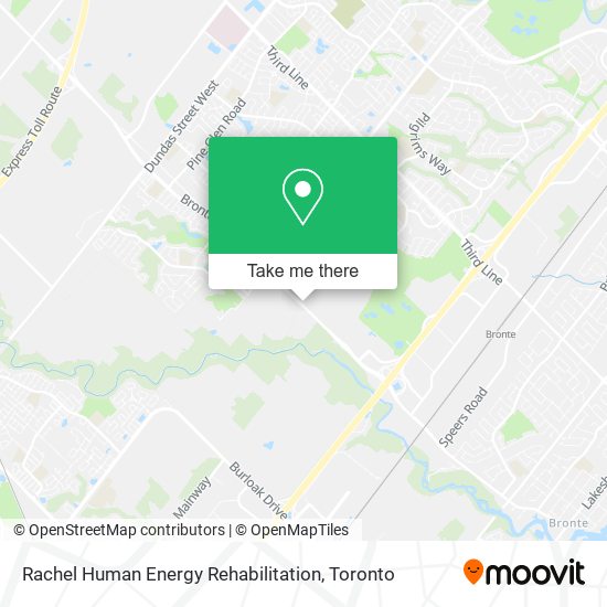 Rachel Human Energy Rehabilitation map