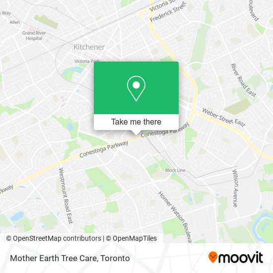 Mother Earth Tree Care map