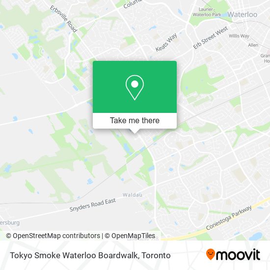 Tokyo Smoke Waterloo Boardwalk map