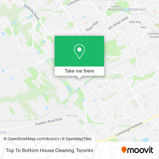 Top To Bottom House Cleaning map