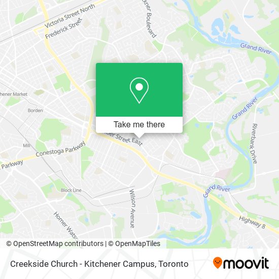 Creekside Church - Kitchener Campus plan