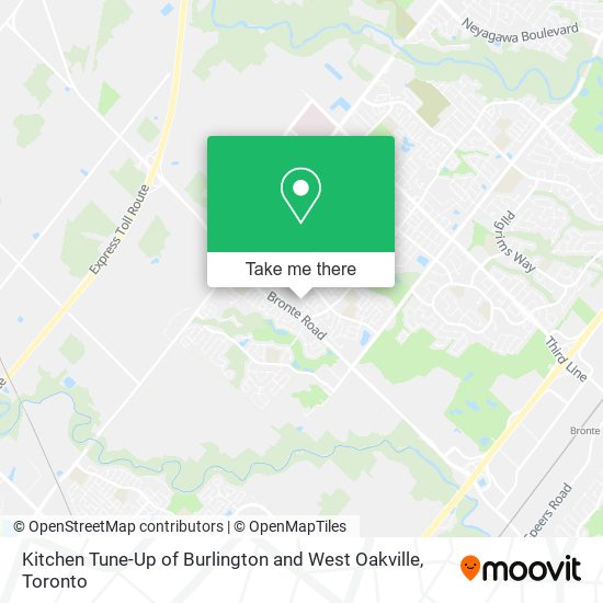 Kitchen Tune-Up of Burlington and West Oakville map
