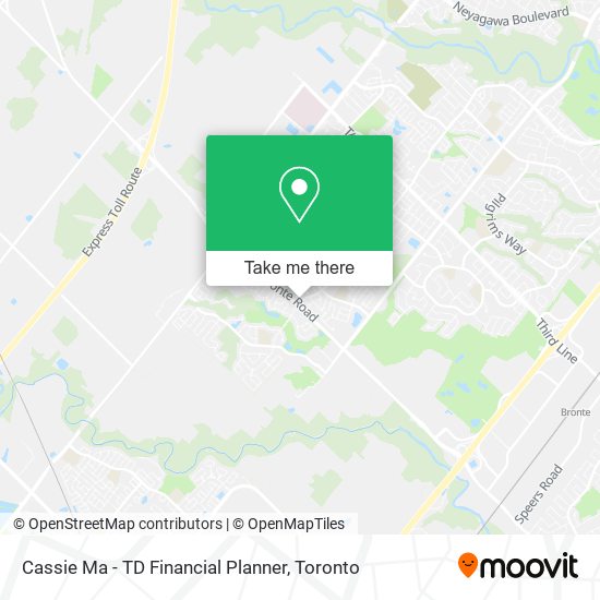 Cassie Ma - TD Financial Planner map