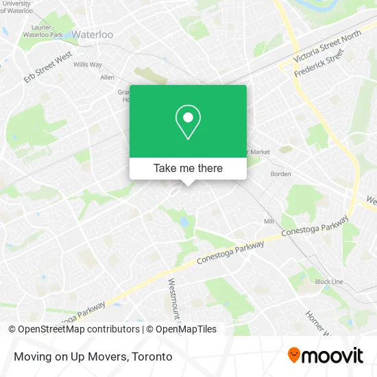 Moving on Up Movers map