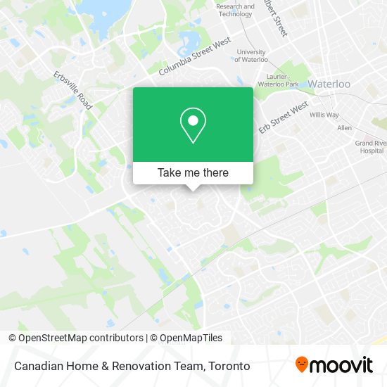 Canadian Home & Renovation Team map