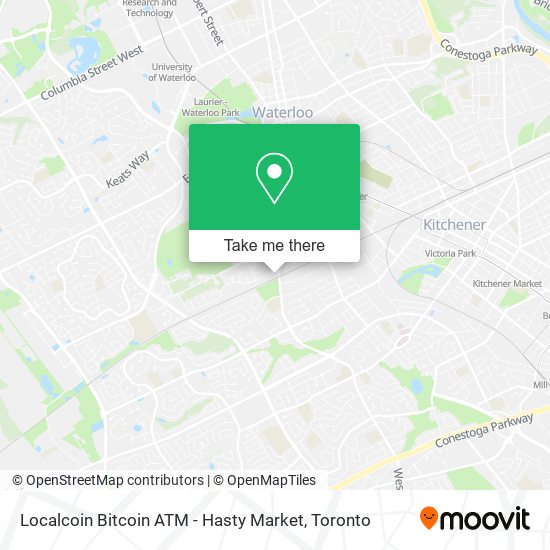 Localcoin Bitcoin ATM - Hasty Market map