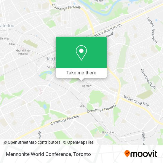 Mennonite World Conference map