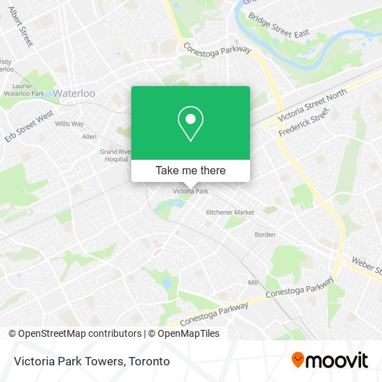 Victoria Park Towers map
