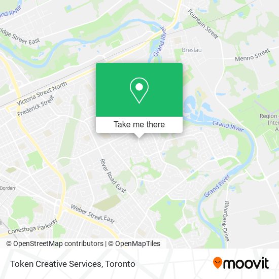Token Creative Services map