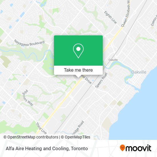 Alfa Aire Heating and Cooling map