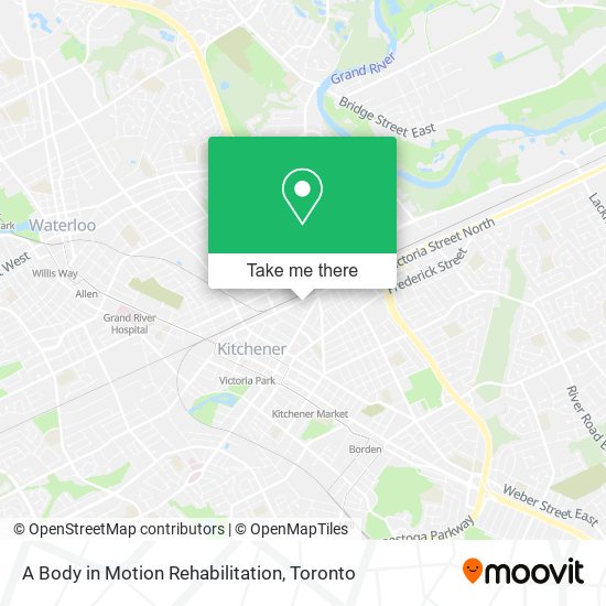 A Body in Motion Rehabilitation map