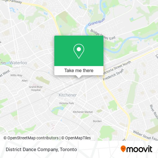 District Dance Company map