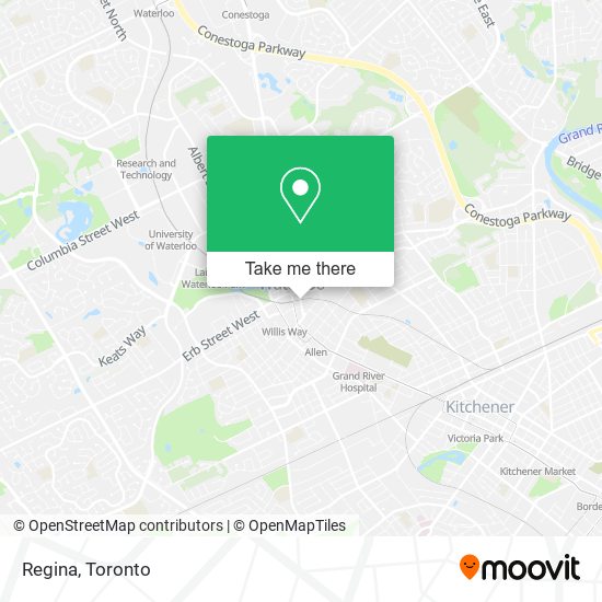 Regina map