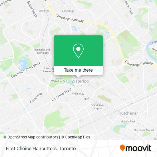 First Choice Haircutters map