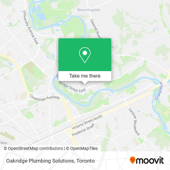 Oakridge Plumbing Solutions map