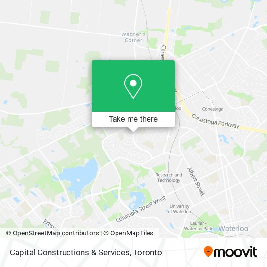Capital Constructions & Services map