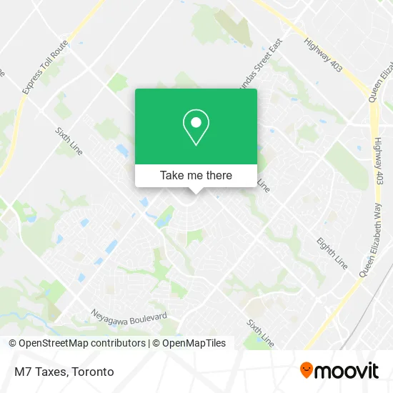 M7 Taxes map