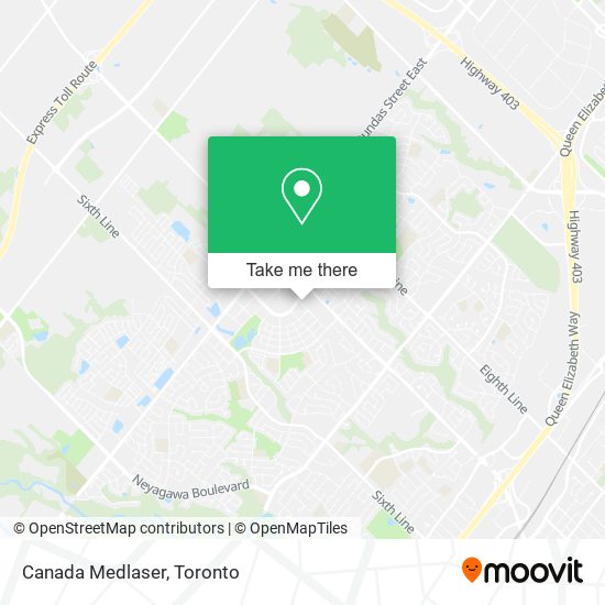 Canada Medlaser map