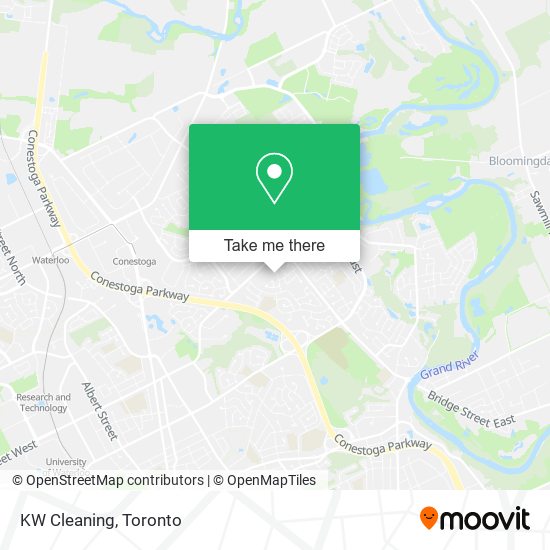 KW Cleaning map