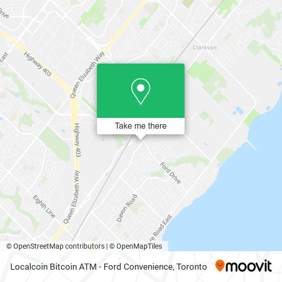 Localcoin Bitcoin ATM - Ford Convenience map