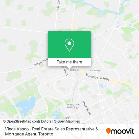 Vince Vasco - Real Estate Sales Representative & Mortgage Agent map