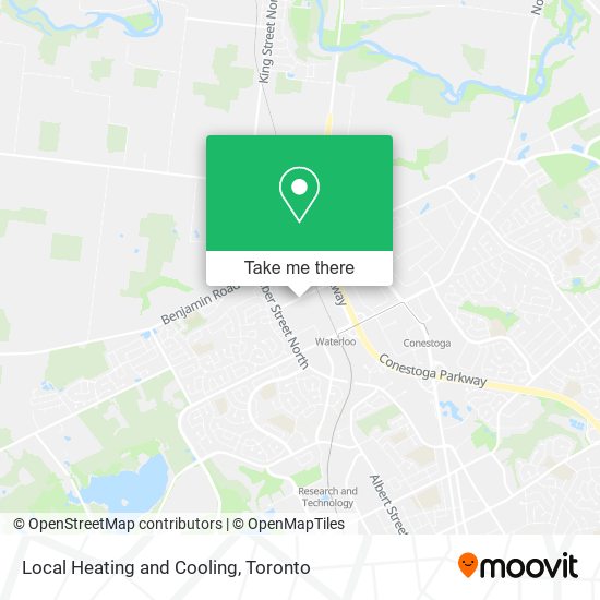 Local Heating and Cooling map