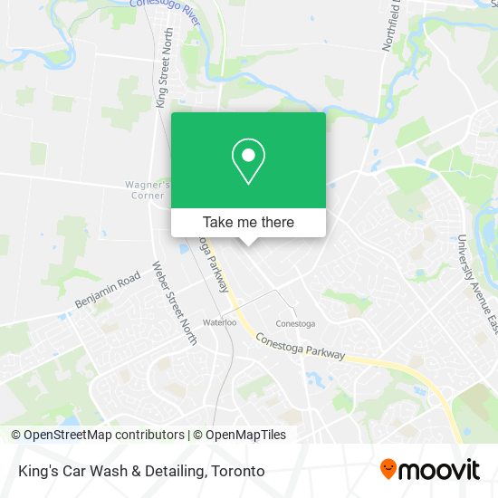 King's Car Wash & Detailing map