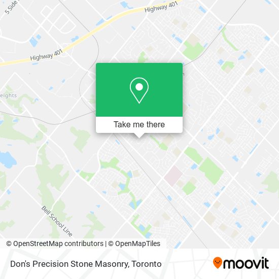 Don's Precision Stone Masonry map