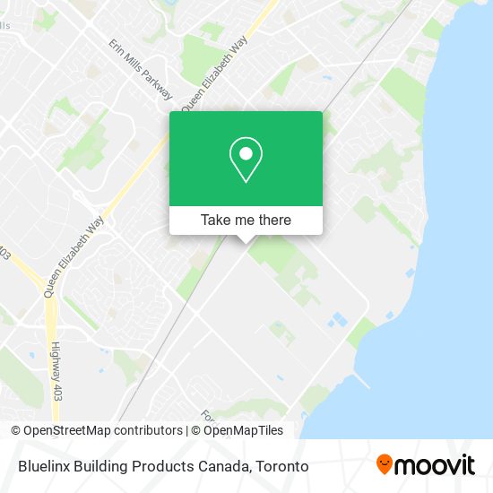 Bluelinx Building Products Canada map