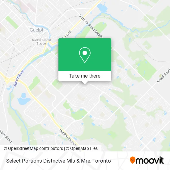 Select Portions Distnctve Mls & Mre map