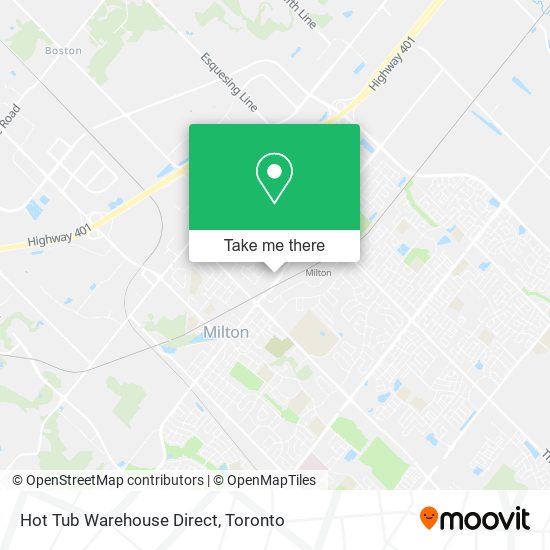 Hot Tub Warehouse Direct map