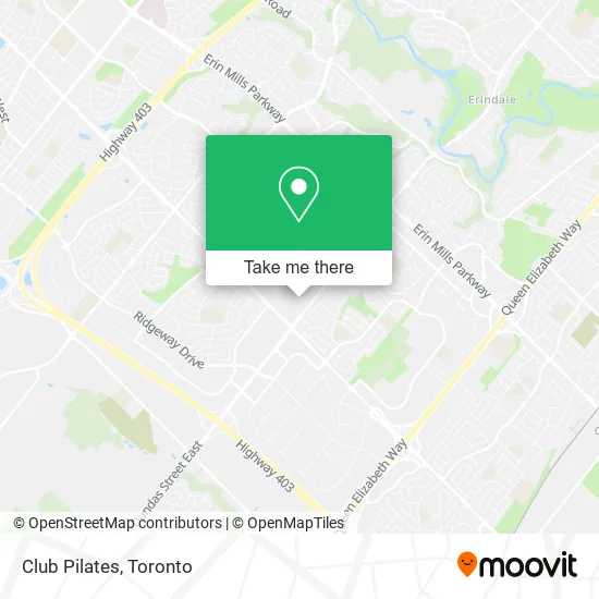 Club Pilates map