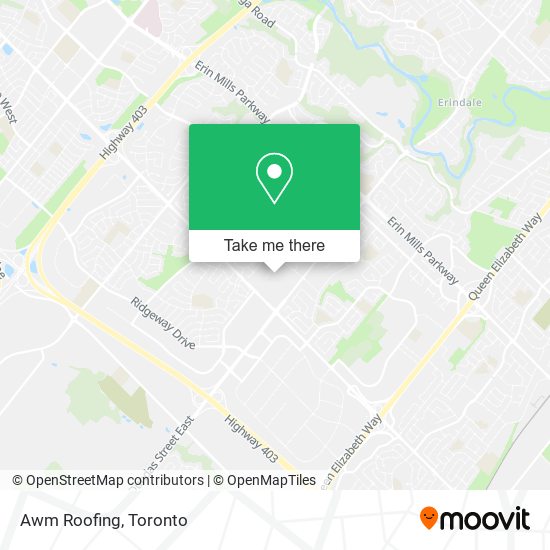 Awm Roofing map