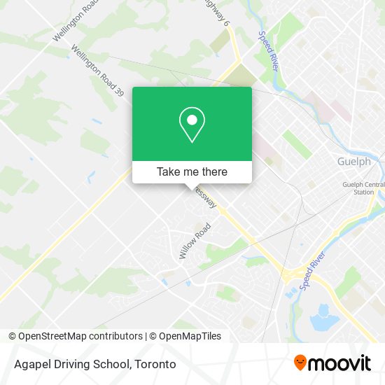 Agapel Driving School map