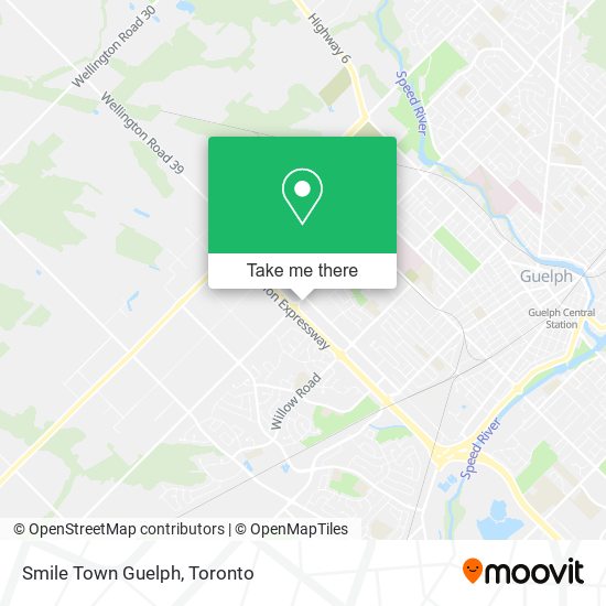 Smile Town Guelph map