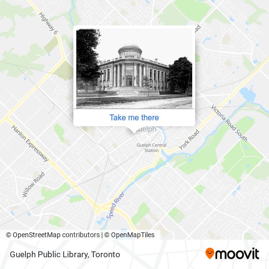 Guelph Public Library map