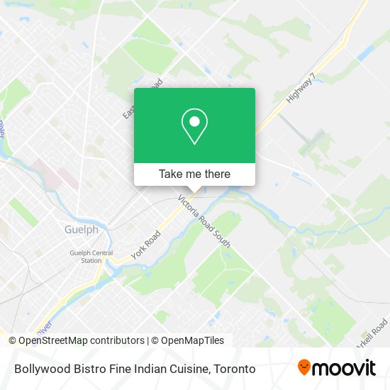 Bollywood Bistro Fine Indian Cuisine map