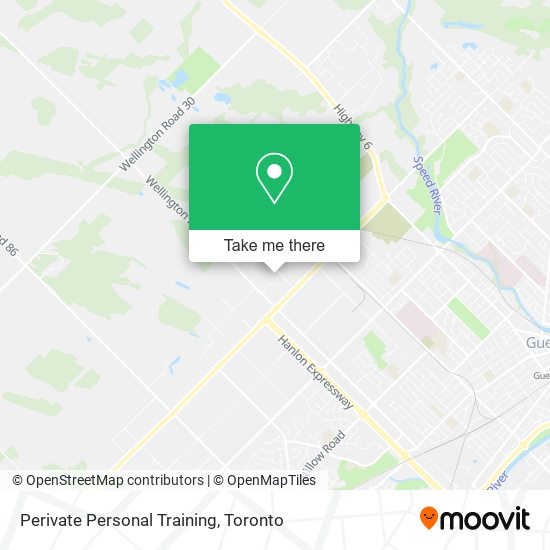 Perivate Personal Training map