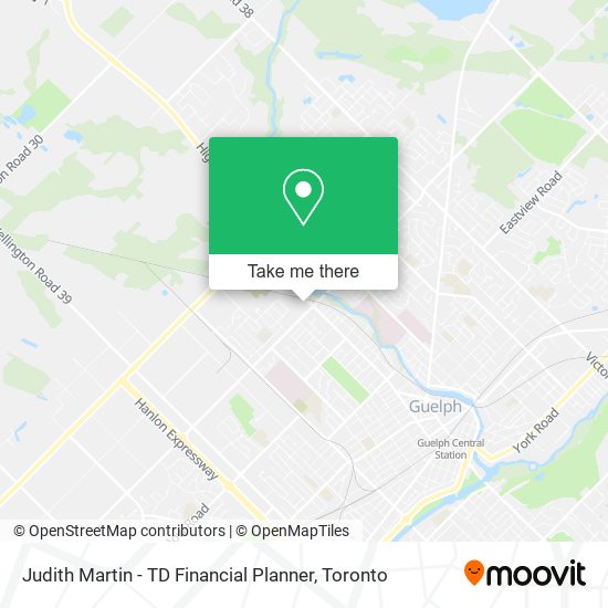 Judith Martin - TD Financial Planner map