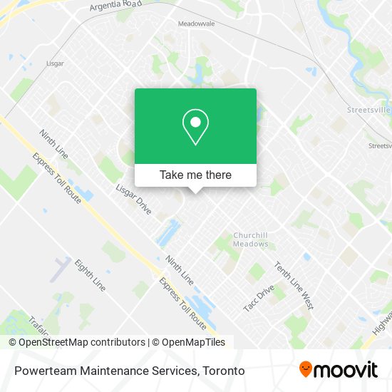 Powerteam Maintenance Services map