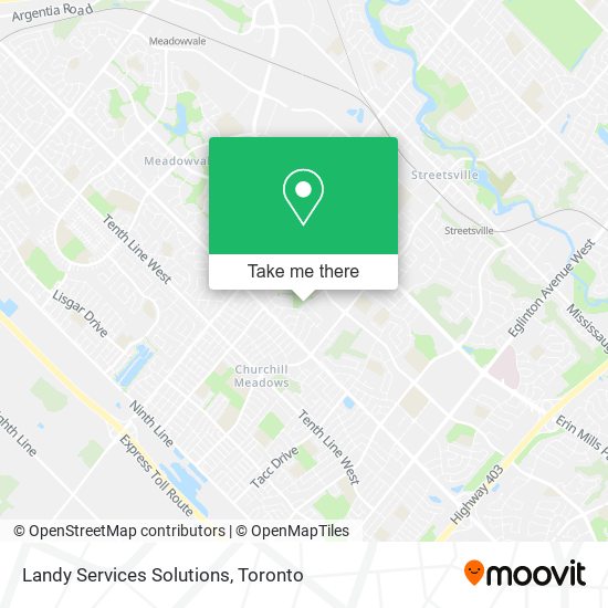 Landy Services Solutions map